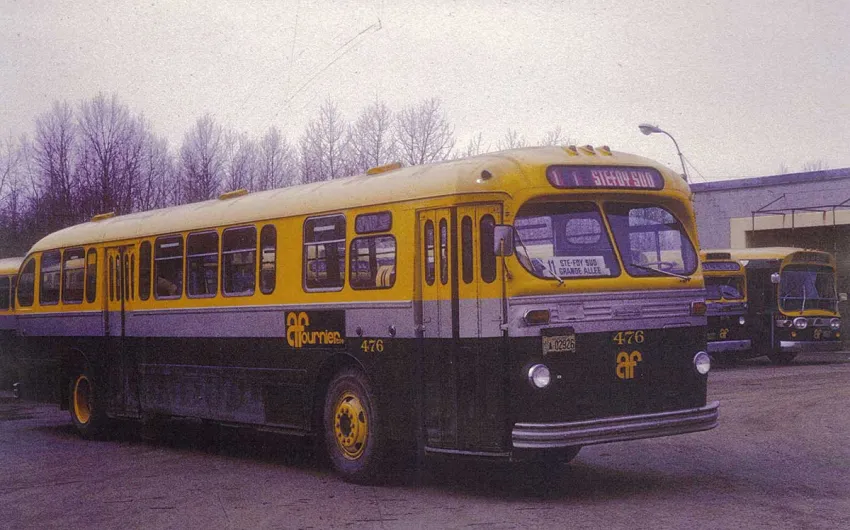 Autobus Marque Canadian Car - Modèle CD-52, 1957