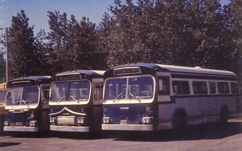Autobus Marque Prévost - Modèle Transit - 1962