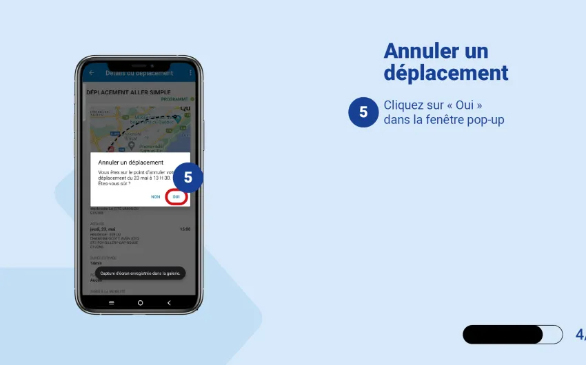 Cliquez sur Oui dans la fenêtre pop-up