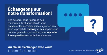 Échangeons sur notre transformation