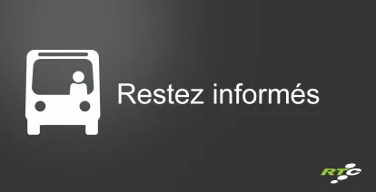 Restez informés.