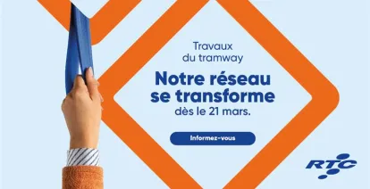 Travaux du tramway. Notre réseau se transforme. 