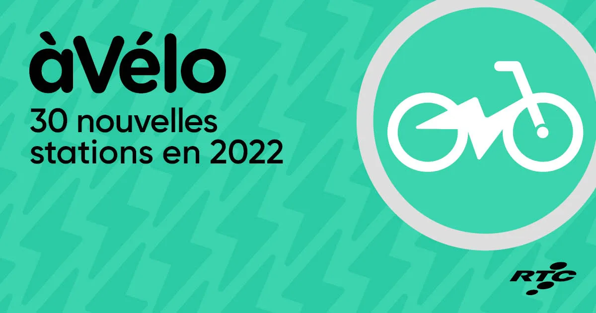 àVélo - 30 nouvelles stations en 2022