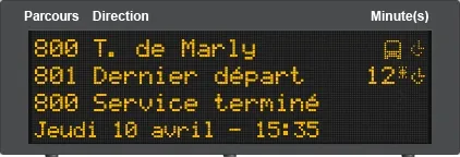 Borne d'informations