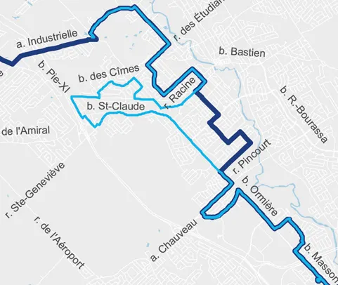 Parcours de la 84